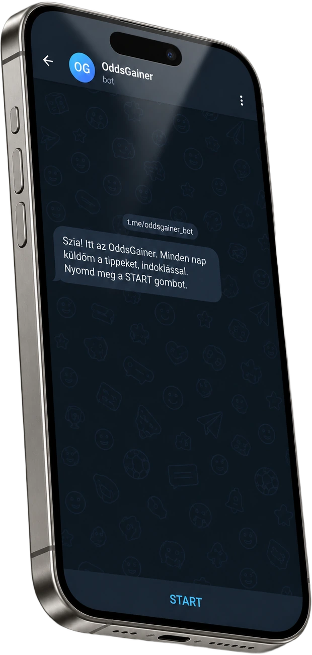 Belépés az OddsGainer Telegram-botba